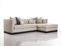 Divano angolare - Tessuto - 310 x 190 x 90 cm - Beige - Stile contemporaneo